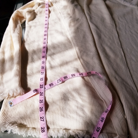 Michael Kors Open Fly Away Fringed Cardigan - Picture 7 of 8